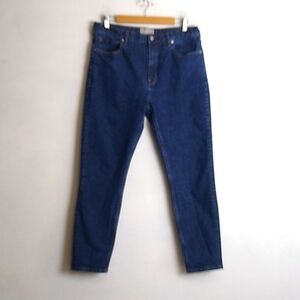 Everlane Womens High Rise Jeans Size 32 x 27 Regular Medium Dark Wash